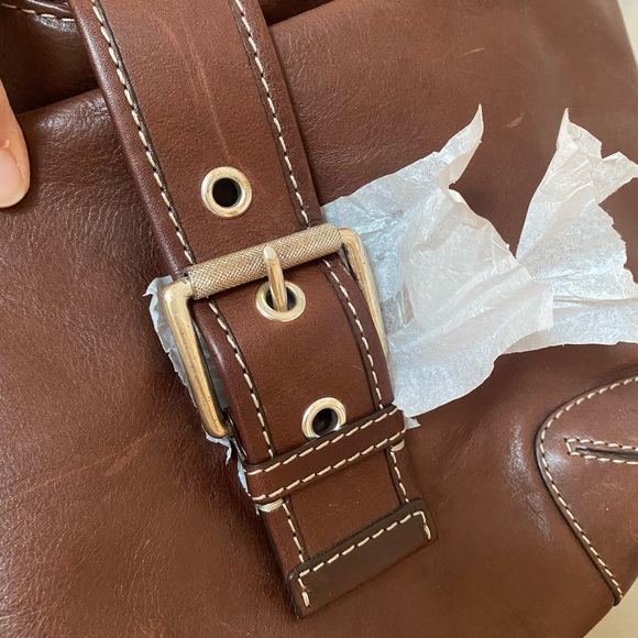 Michael Kors Vintage Hutton Large Hobo Bag in Chocolate Brown Leather NWT - Picture 9 of 9